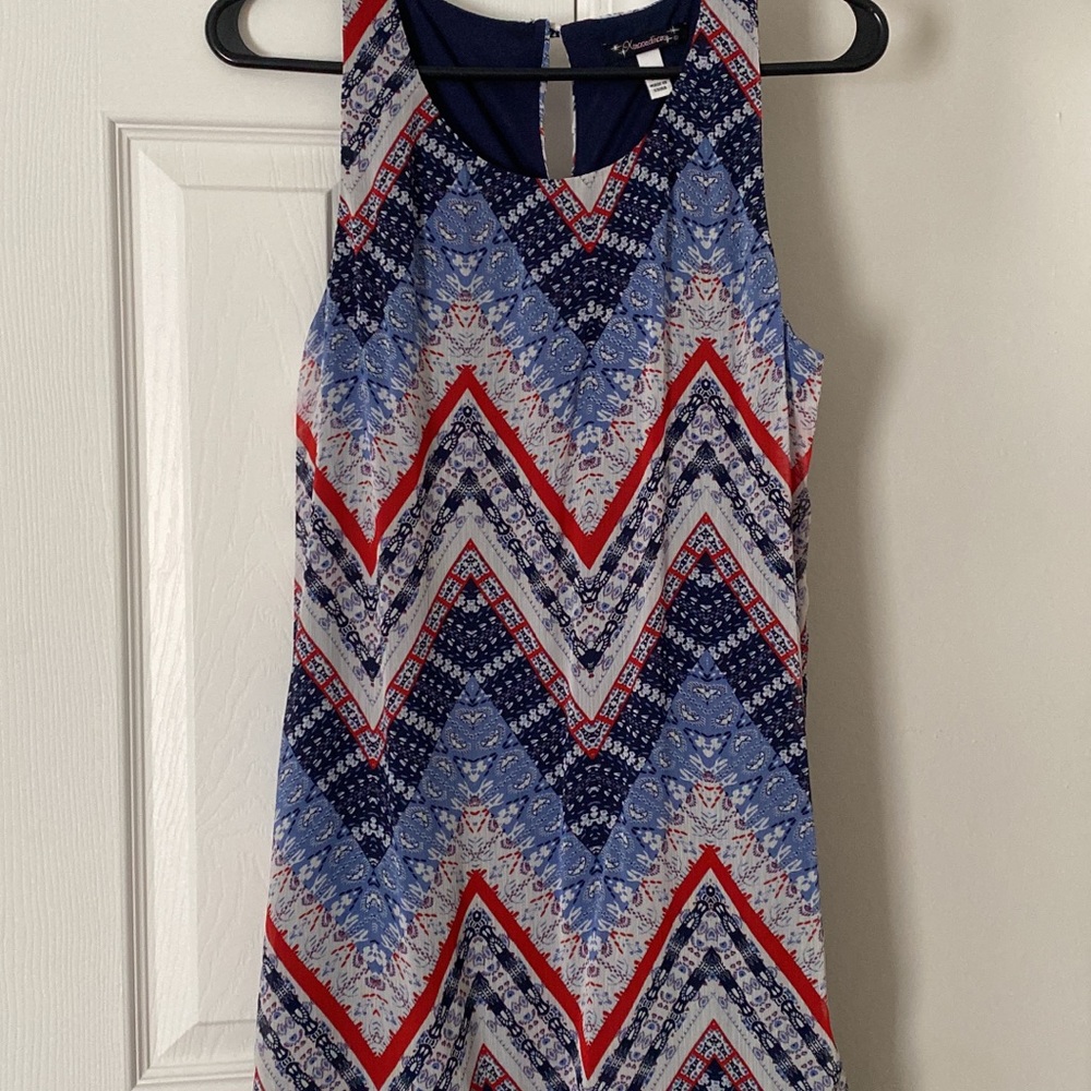 Red white & blue dress